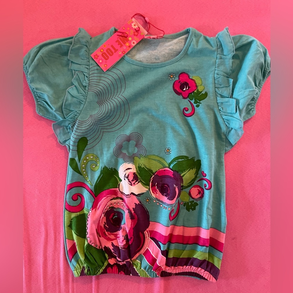 NWT girls cute shirt sz 5 Me Too brand